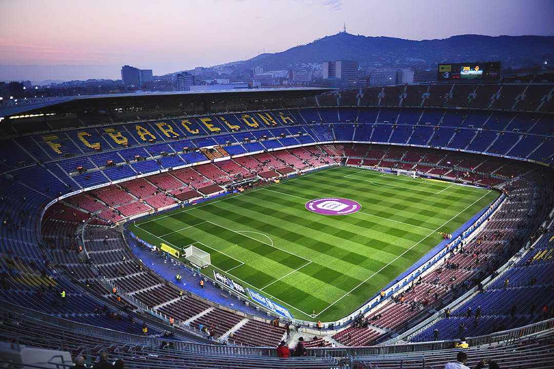 Camp Nou Footbal Stadium of FC Barcelona